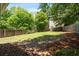 Spacious backyard features a well-manicured lawn, privacy fence, and mature trees at 1116 United Se Ave, Atlanta, GA 30316