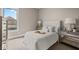 Neutral bedroom featuring a plush bed, mirrored nightstands and soft, natural light at 231 Laurel Vista Dr, Canton, GA 30114
