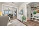Entryway featuring hardwood floors and an open living room at 231 Laurel Vista Dr, Canton, GA 30114