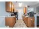 Functional kitchen featuring wood cabinets, modern appliances, and neutral countertops for easy meal preparation at 2735 Snapfinger Mnr, Decatur, GA 30035
