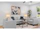 Cozy and spacious living room featuring recessed lighting and a decorative accent wall at 2849 Knotty Pine Ct, Buford, GA 30519