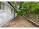 Paver patio in the backyard, adjacent to the house at 2849 Knotty Pine Ct, Buford, GA 30519