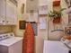 Functional laundry room with washer, dryer, and storage cabinets for organization at 351 Ne Washington Ne Ave # 307, Marietta, GA 30060