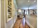 Open floor plan featuring hardwood floors, recessed lights, and a view into the living room at 351 Ne Washington Ne Ave # 307, Marietta, GA 30060