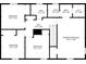 Detailed floor plan showcasing the layout of the second floor, including the bedrooms and bathrooms at 1206 Tred Avon Sw Way, Lilburn, GA 30047