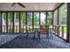 Charming screened porch with a seating area, providing a relaxing space to enjoy the outdoors at 1206 Tred Avon Sw Way, Lilburn, GA 30047