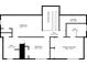 Floor plan displaying the layout of the upper floor with the dimensions of each room at 1216 Oleander Sw Dr, Lilburn, GA 30047