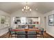 Dining area showcasing table with seating for six next to white kitchen with stainless steel appliances at 132 East Ne Dr, Atlanta, GA 30305