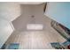 Angled ceiling with rectangular chandelier of walk-in closet at 23 Sunset Se Rdg, Cartersville, GA 30121