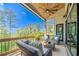 Outdoor deck featuring comfortable seating and scenic views at 23 Sunset Se Rdg, Cartersville, GA 30121