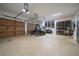 Spacious three car garage with ample storage and lighting at 23 Sunset Se Rdg, Cartersville, GA 30121
