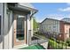 Balcony with a glass door entry, showing the balcony's railing and the exterior design at 6851 Roswell Rd # K-23, Atlanta, GA 30328