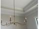 Close up of an elegant dining room featuring a tray ceiling at 237 Laurel Vista Dr, Canton, GA 30114