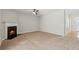 Spacious living room featuring a fireplace at 5221 Sherwood Way, Cumming, GA 30040