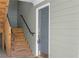 A close up of the unit's exterior door and staircase at 1102 Madison Ln # 1102, Smyrna, GA 30080