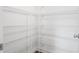 Empty pantry with white wire shelving, ready to be organized at 1809 Hanwoo Ln, Powder Springs, GA 30127
