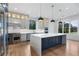 Gourmet kitchen with a large island, stainless steel appliances, and custom cabinetry at 4253 Biltmore Pl, Marietta, GA 30062