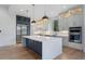 Spacious kitchen with a large center island, stainless steel appliances, and ample counter space at 4253 Biltmore Pl, Marietta, GA 30062