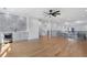 Spacious loft with hardwood floors, wet bar, and mini fridge at 4253 Biltmore Pl, Marietta, GA 30062