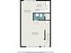 Main floor plan with living room, dining area, kitchen, and bathroom layout at 100 Biscayne Nw Dr # A1, Atlanta, GA 30309