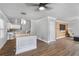 Open floor plan showcasing a spacious living area that flows seamlessly into the kitchen at 1560 Sarah M Harden Dr, Atlanta, GA 30311