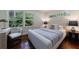Comfortable bedroom with large windows that provide natural light and a view of the greenery outside at 2298 Pembrook Pl, Atlanta, GA 30324