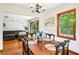 Hardwood floors, natural light, and open layout make this dining area perfect for entertaining at 845 Stratford Rd, Avondale Estates, GA 30002