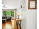 Bright living room with hardwood floors and access to outdoor deck at 845 Stratford Rd, Avondale Estates, GA 30002