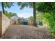 Gravel backyard featuring fences, sheds, trash receptacles, and ample space at 1063 Manigault Se St, Atlanta, GA 30316
