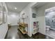 Hallway with decor and access to a full bathroom featuring a glass shower at 1892 Raven Hill Ne Dr, Atlanta, GA 30319