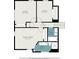 Upper level floor plan displaying bedrooms, baths, and primary suite dimensions at 3262 Bluff Rd, Marietta, GA 30062