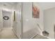 Hallway featuring neutral walls, carpet, and decorative art at 360 Parkview Manor Dr, Tucker, GA 30084