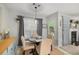Eat-in kitchen featuring a dining area, natural light, and exterior views at 360 Parkview Manor Dr, Tucker, GA 30084