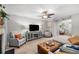 Bright living room featuring plush seating, fireplace, and neutral decor at 360 Parkview Manor Dr, Tucker, GA 30084