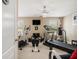 Bright exercise room with elliptical, treadmill, and punching bag, perfect for staying active at home at 4765 Smokestone Dr, Douglasville, GA 30135