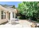 Enjoyable patio area showcasing a table, chairs, and natural light, perfect for outdoor gatherings at 2204 Dresden Nw Grn, Kennesaw, GA 30144