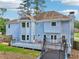 A spacious back deck extends from the home providing room for relaxing or entertaining at 771 James Cir, Lawrenceville, GA 30046