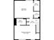 Second floor layout with bedroom, bath, walk-in closet, hall, and primary bedroom at 2682 Arbor Glen Pl., Marietta, GA 30066