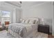 Serene bedroom featuring a cozy bed, soft lighting, and stylish decor, creating a restful retreat at 820 Kenway Ave, Roswell, GA 30076