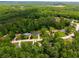 A beautiful aerial view showcases homes nestled among lush, green trees at 175 Hearth Way, Fairburn, GA 30213
