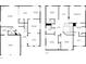 Combined first and second floor plans, offering a complete view of the home's layout and room dimensions at 4092 Duran Ln, Auburn, GA 30011