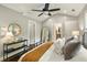 Stylish bedroom with hardwood floors, modern decor, and ensuite bathroom at 2554 Saint Patrick Se St, Atlanta, GA 30317
