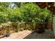 Cozy deck overlooking lush greenery, featuring potted plants and ample space for seating at 2554 Saint Patrick Se St, Atlanta, GA 30317