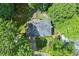 Aerial view of the property showcasing the landscaped grounds and roof at 2841 Landing Dr, Marietta, GA 30066
