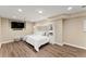 Basement bedroom featuring hard wood floors, recessed lighting, and closet at 2841 Landing Dr, Marietta, GA 30066