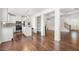 Spacious eat-in kitchen with an island and stainless steel appliances at 5365 Radford Loop, Fairburn, GA 30213