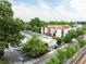 A beautiful aerial view of a modern building with lush greenery, showcasing the surrounding neighborhood at 964 Dekalb Ne Ave # 112, Atlanta, GA 30307