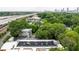 Aerial view of the property, highlighting the proximity to the city skyline and surrounding landscape at 964 Dekalb Ne Ave # 112, Atlanta, GA 30307
