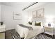 Bright bedroom with stylish decor and a large patterned rug at 964 Dekalb Ne Ave # 112, Atlanta, GA 30307