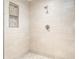 Elegant shower with subway tile and mosaic shower niche at 964 Dekalb Ne Ave # 112, Atlanta, GA 30307